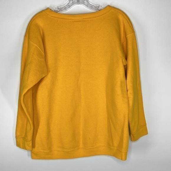 Vintage CI Apparel NDSU Bison Yellow Crewneck Sweatshirt Size Small 90's - Picture 2 of 7